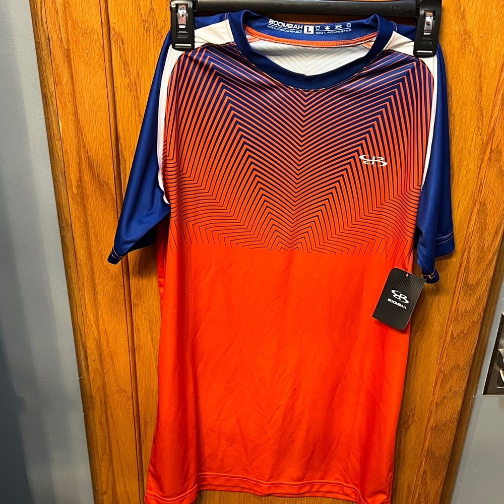 Boldman Kids' Orange and Blue Shirt